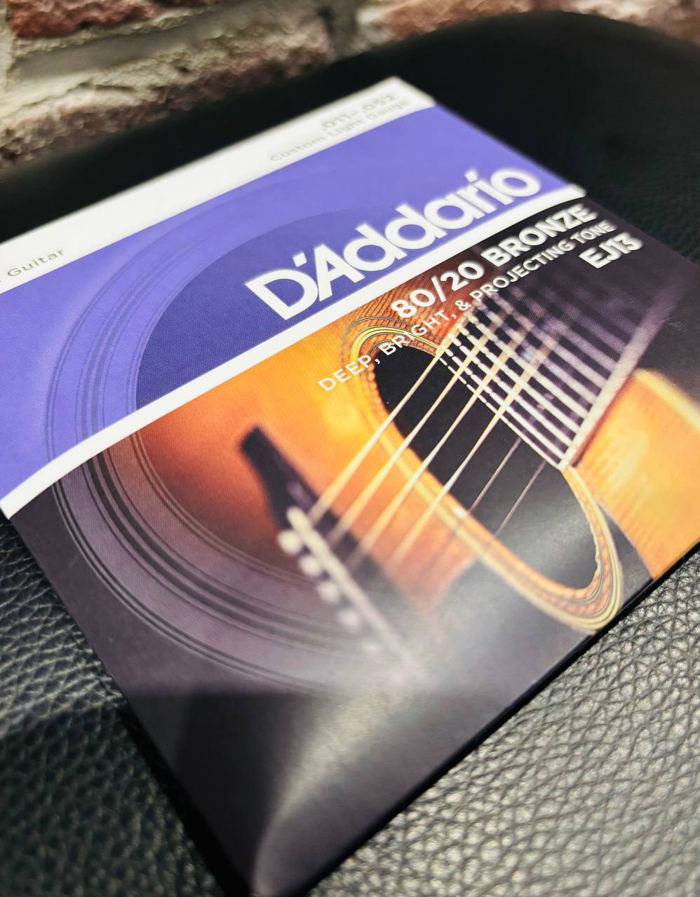 Струны для Акустической Гитары D'Addario 11-52 Custom Light (USA) - изображение 7