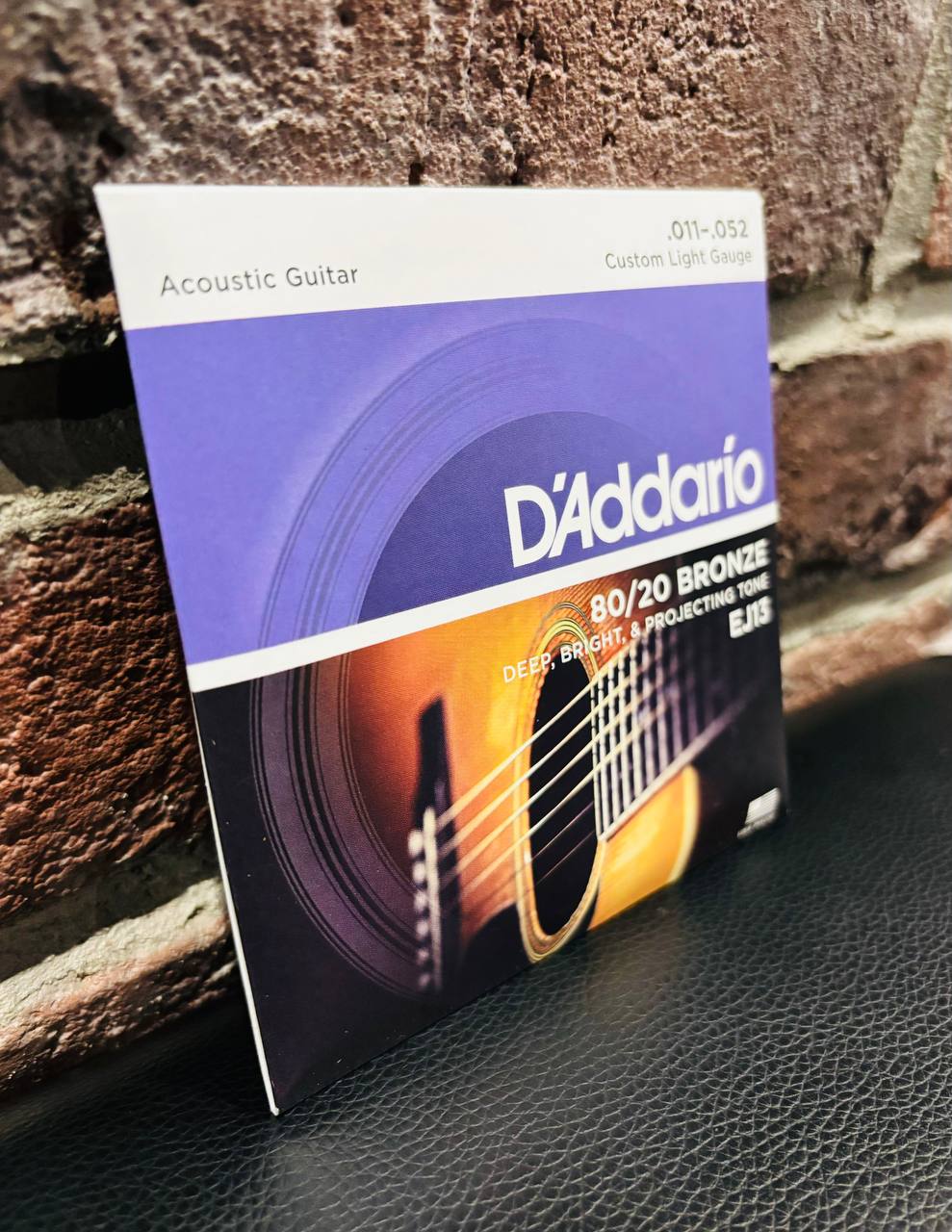 Струны для Акустической Гитары D'Addario 11-52 Custom Light (USA) - изображение 3