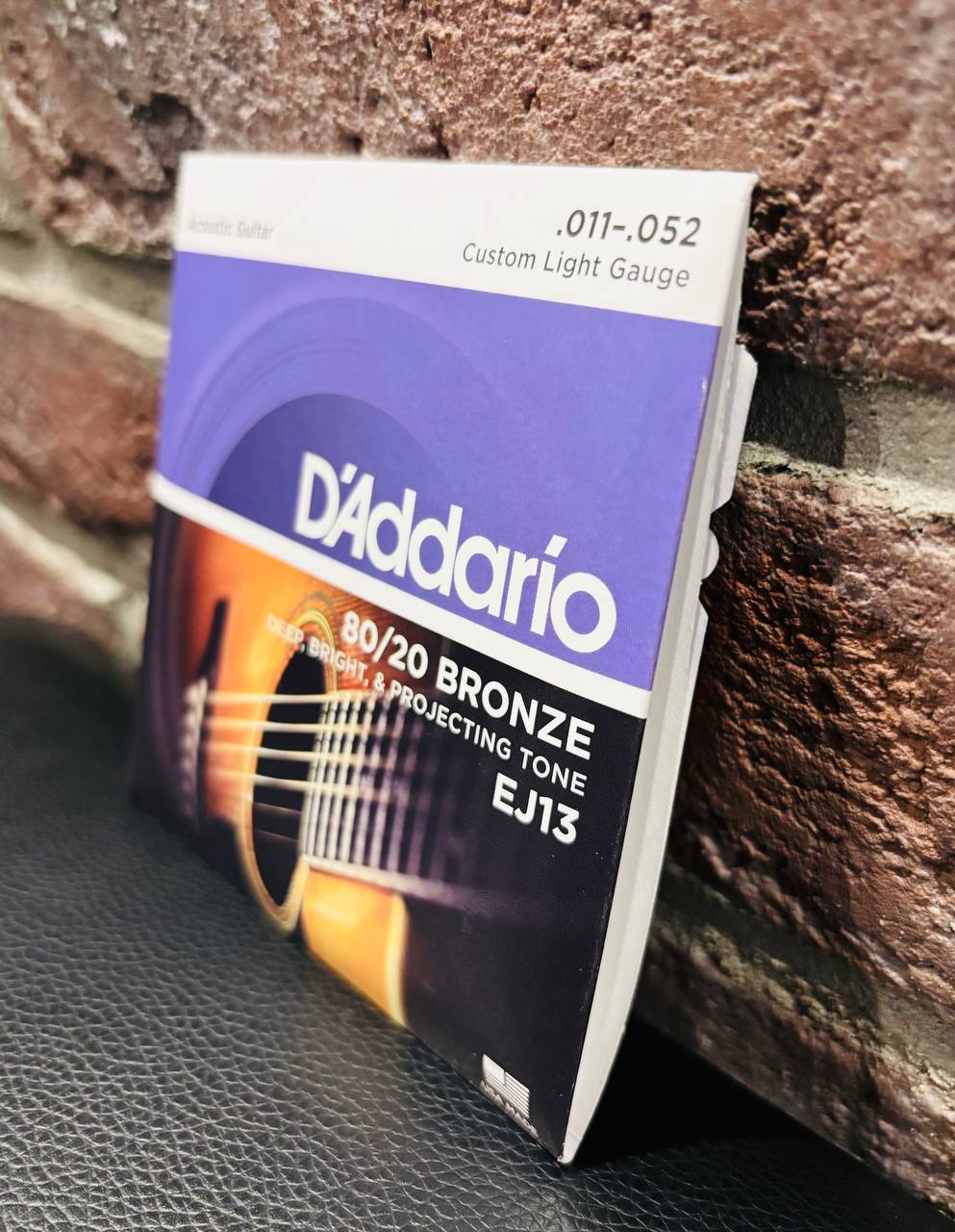 Струны для Акустической Гитары D'Addario 11-52 Custom Light (USA) - изображение 5