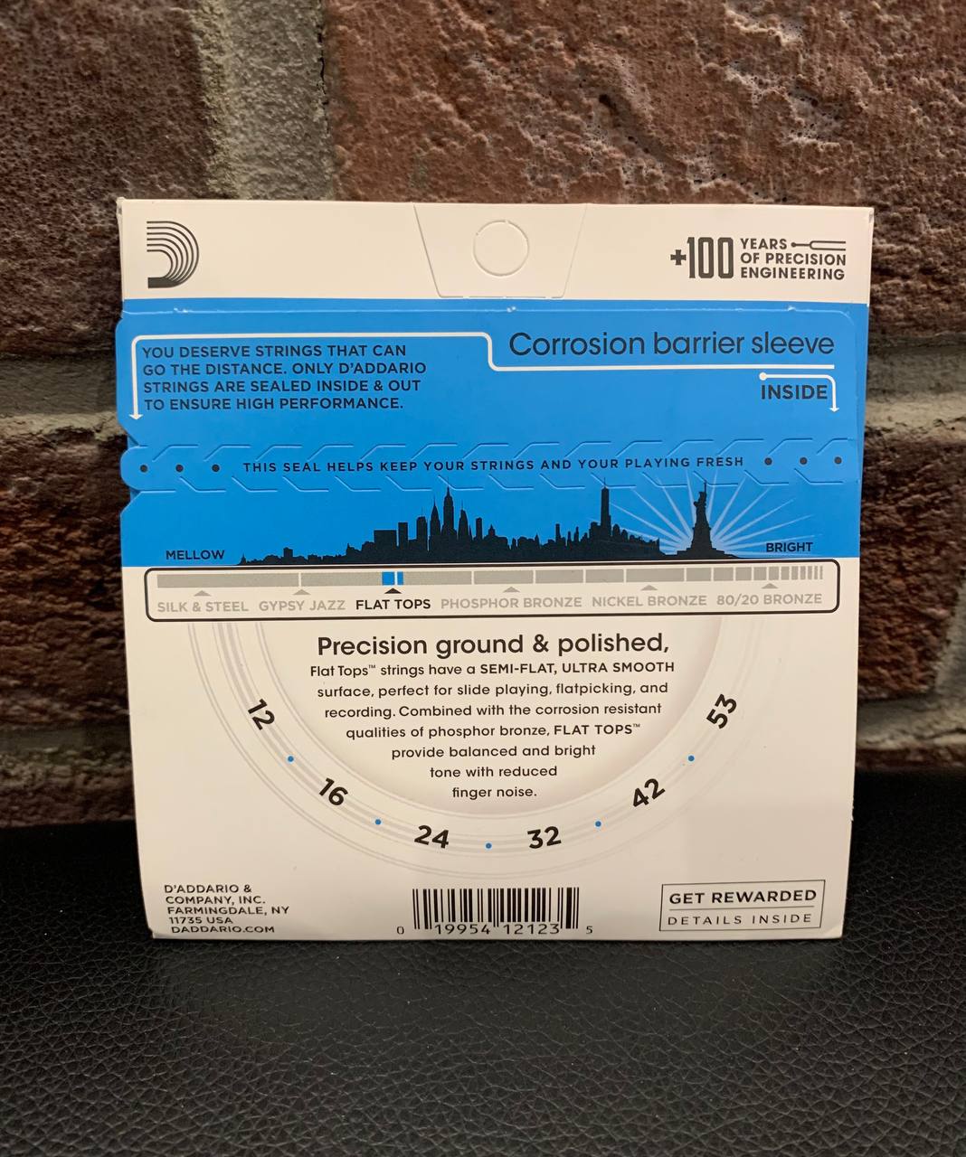 Cтруны для Акустической Гитары D'Addario Phoshor Bronze 12-53 (USA) - изображение 2
