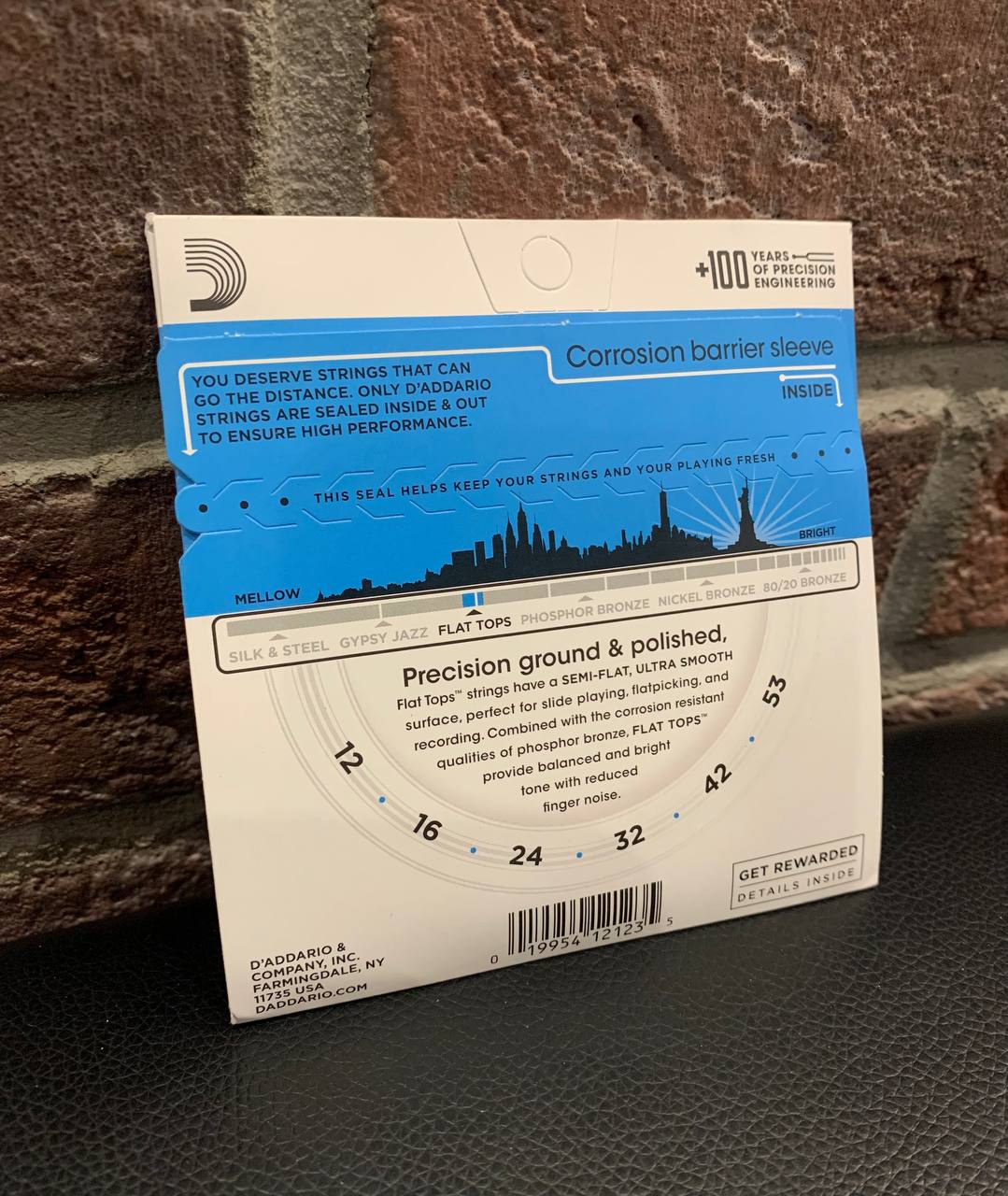 Cтруны для Акустической Гитары D'Addario Phoshor Bronze 12-53 (USA) - изображение 6