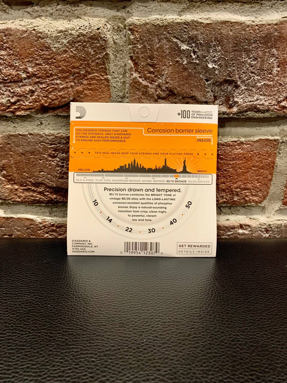 Струны для Акустической Гитары D'Addario 10-50 Extra Light (USA) - изображение 2