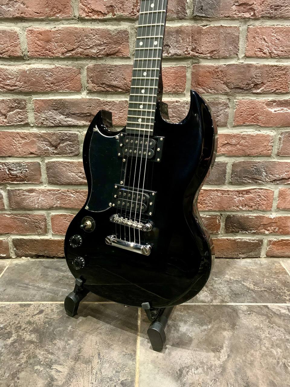 Леворукая Электрогитара Harley Benton LF-SG BK - изображение 3