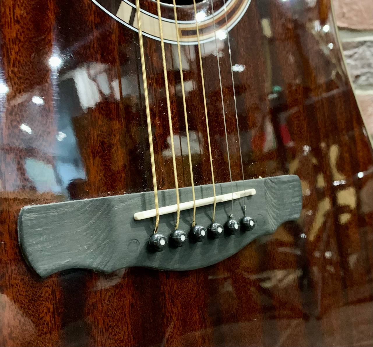 Акустическая Гитара Shinobi Dreadnought BRS-L из Махагони (аналог Yamaha) - изображение 5