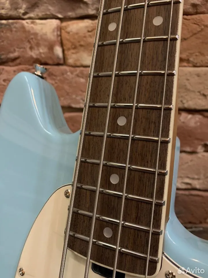 Бас Гитара Harley Benton MV-4PJ Daphne Blue - изображение 5