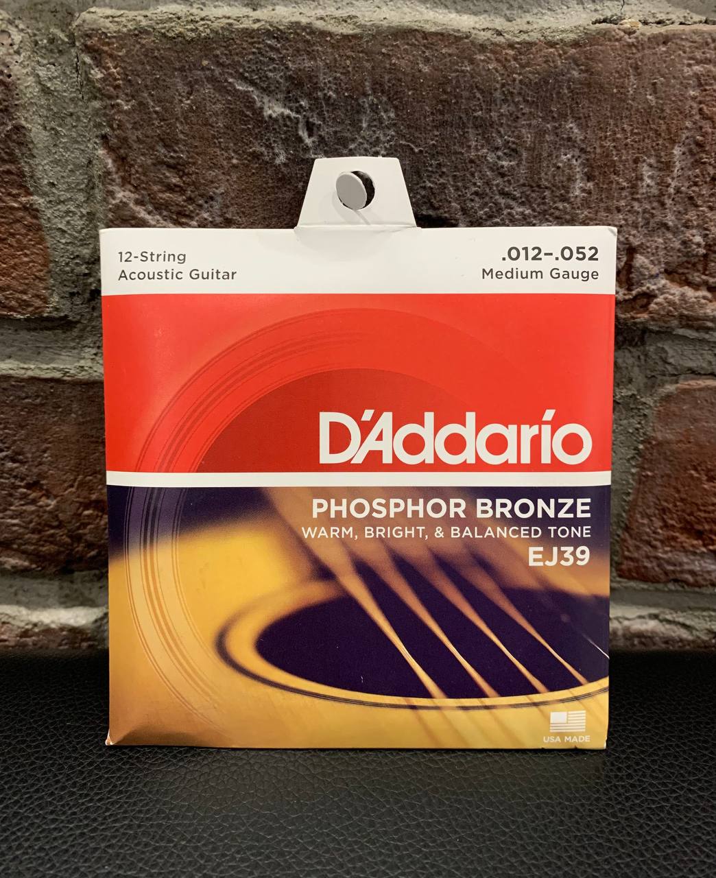 Струны для 12-ти Струнной Акустической Гитары D'Addario 12-52 Medium (USA)