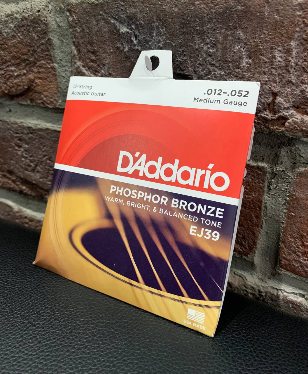 Струны для 12-ти Струнной Акустической Гитары D'Addario 12-52 Medium (USA) - изображение 3