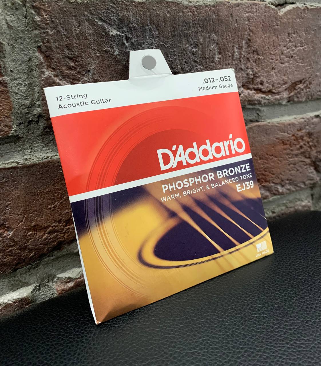 Струны для 12-ти Струнной Акустической Гитары D'Addario 12-52 Medium (USA) - изображение 4