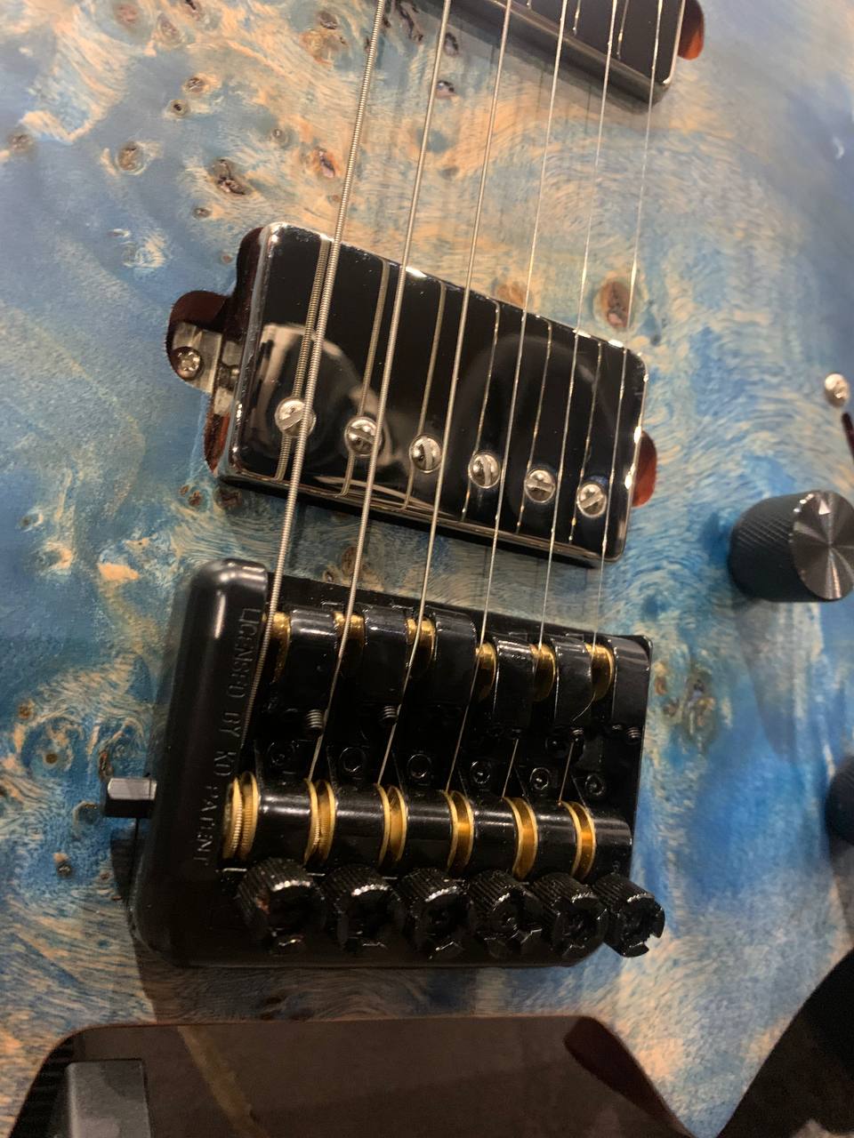 Безголовая Электрогитара Eart Guitar GW2 Headless Blue - изображение 4