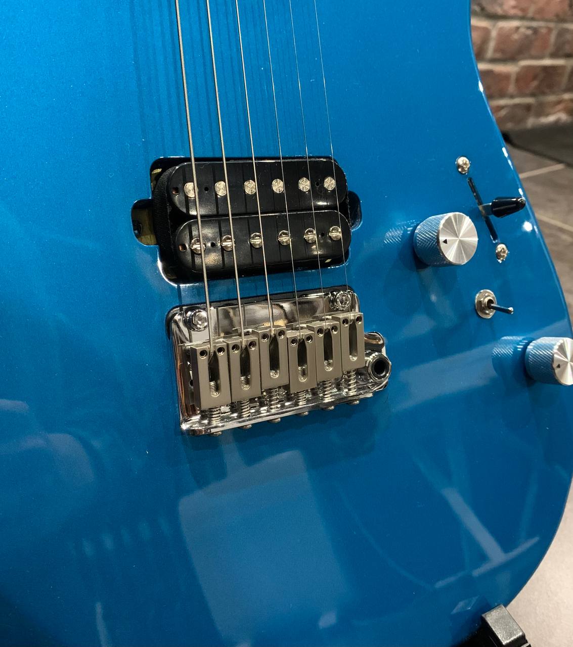 Электрогитара EART Guitar TL-380 Blue - изображение 4
