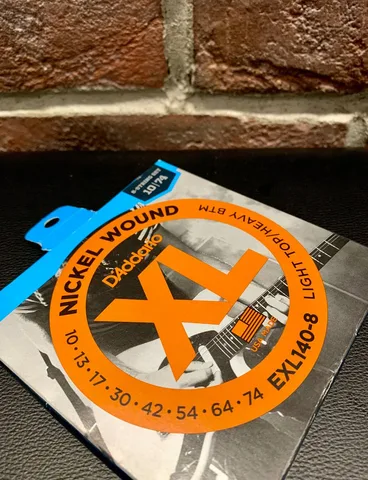 Струны для 8-ми Струнной Электрогитары D'Addario XL 10-74 (USA)