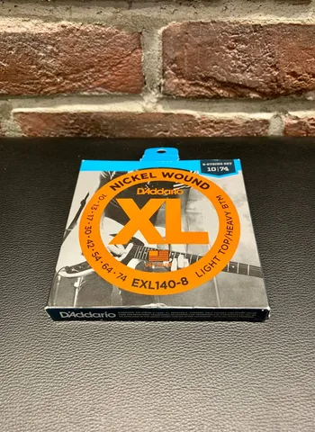 Струны для 8-ми Струнной Электрогитары D'Addario XL 10-74 (USA)