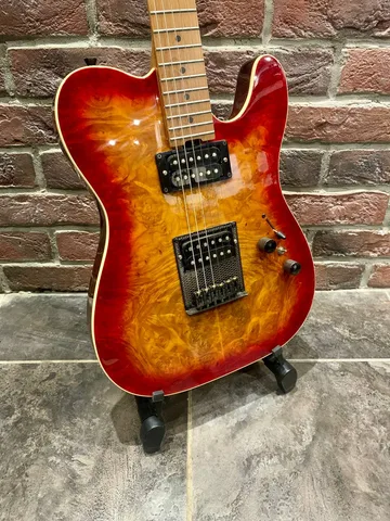 Электрогитара SQOE Burn Telecaster + Комбик-Процессор NUX 40 вт