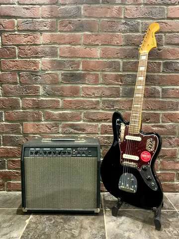 Электрогитара Fender Squier Jaguar 70s + Комбик 40 ват (Reverb)