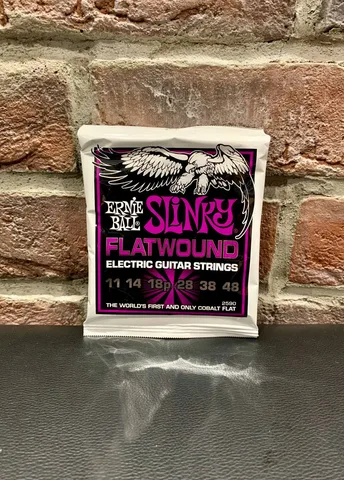 Струны для Электрогитары Ernie Ball Flatwound Power 11-48 (USA)