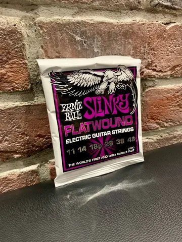 Струны для Электрогитары Ernie Ball Flatwound Power 11-48 (USA)