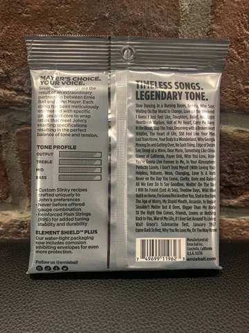 Струны для Электрогитары Ernie Ball John Mayer Silver 10.5-47 (USA)