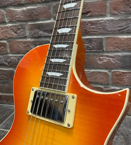 Электрогитара EART Guitar eglp-620 Lemon Yellow - изображение 6
