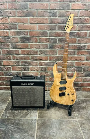 Электрогитара Real Rock MS-6 + Комбик с Эффектами NUX MK 20 ват
