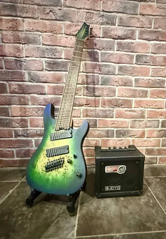 Электрогитара Cort KX508MS + Цифровой Комбик с Эффектами и Драм Машиной (8 Струн)