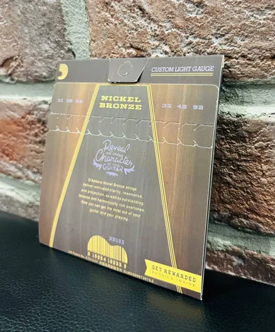 Струны для Акустической Гитары D'Addario Custom Light 11-52 (USA)