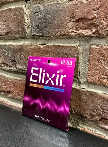 Струны для Акустической Гитары Elixir Bronze Polyweb 12-53 (USA)