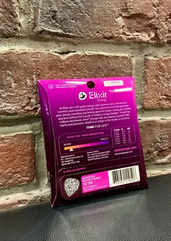 Струны для Акустической Гитары Elixir Bronze Polyweb 12-53 (USA)
