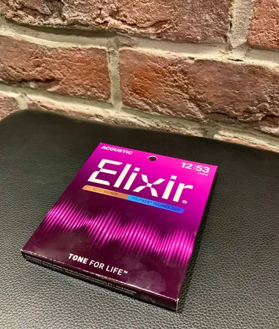 Струны для Акустической Гитары Elixir Bronze Polyweb 12-53 (USA)
