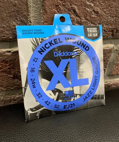 Струны для Электрогитары D'Addario Jazz Light 12-52 (USA)