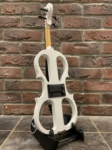 Электроскрипка (полный комплект, белая)