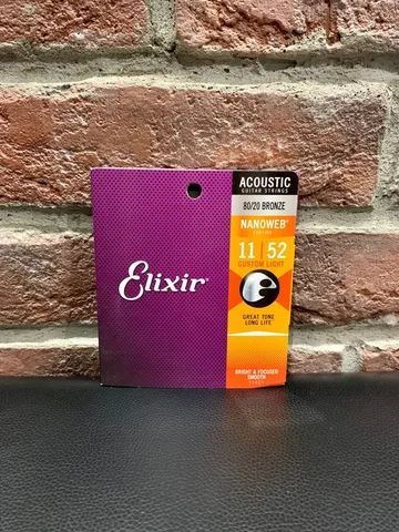 Струны для Акустической Гитары Elixir 11-52 (Оригинал)