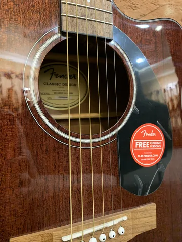 Электроакустическая Гитара Fender CD-60 SCE All Mahagony (Индонезия)