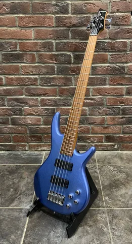 Бас Гитара BT-5 Blue Metallic (Обожженный Клен)