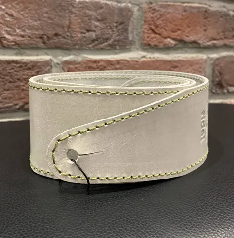 Кожаный Ремень для Гитар Fidel Vintage White
