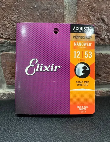 Струны для Акустической Гитары Elixir 12-53 Phosphor Bronze (Оригинал)