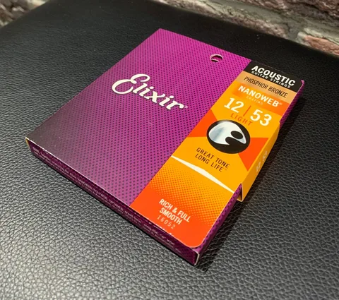 Струны для Акустической Гитары Elixir 12-53 Phosphor Bronze (Оригинал)