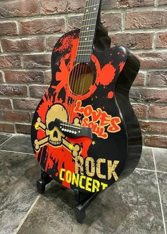 Акустическая Гитара 4/4 (рисунок Rock)