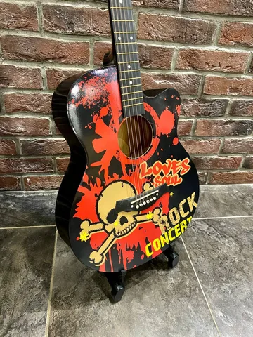 Акустическая Гитара 4/4 (рисунок Rock)