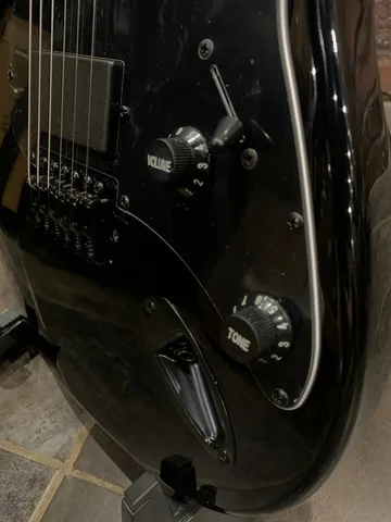 Электрогитара Stratocaster HH Black Gloss