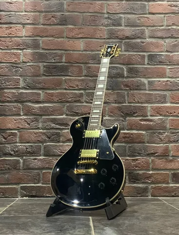 Электрогитара McCartney Les Paul Gold Black - изображение 9