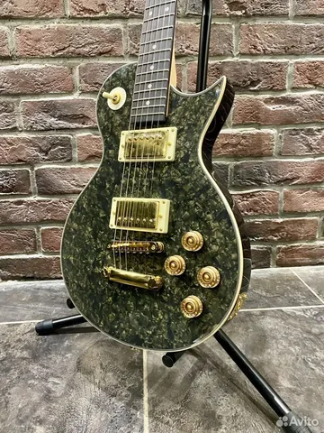 Электрогитара Vintage Les Paul Grey Gold Edition