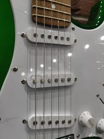 Электрогитара Stratocaster для Начинающих (зелёная)