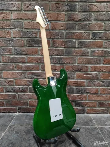 Электрогитара Stratocaster для Начинающих (зелёная)