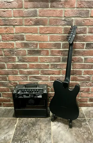 Леворукая Электрогитара HB-Telecaster + Комбик-Процессор NUX 20вт