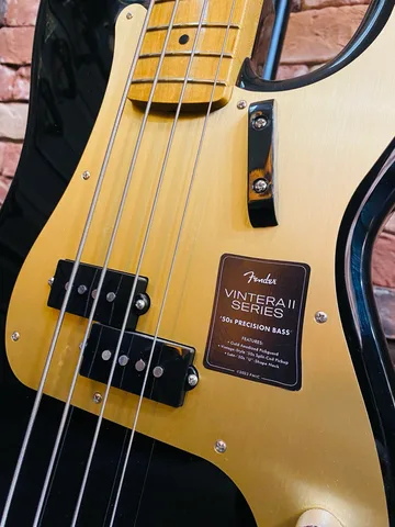 Бас Гитара Fender Vintera II '50s Precision Bass MN Black (Mexico)