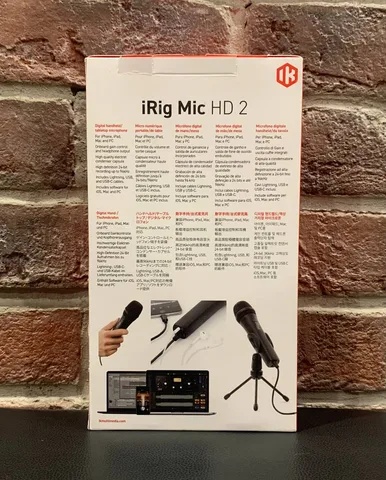Профессиональный Конденсаторный Микрофон USB iRig Mic HD-2