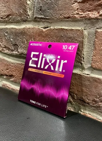 Струны для Акустической Гитары Elixir Bronze Nanoweb 10-47 (USA)