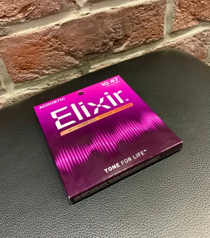 Струны для Акустической Гитары Elixir Bronze Nanoweb 10-47 (USA)