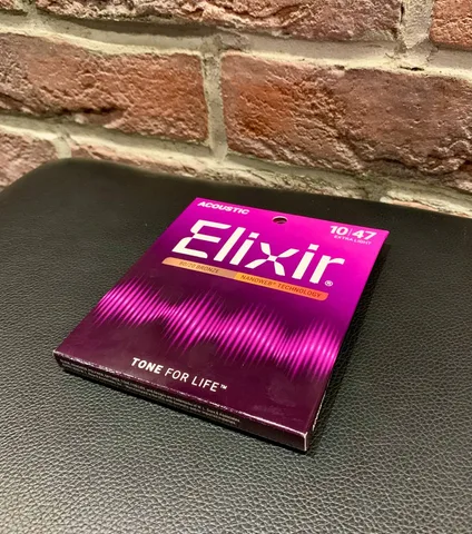 Струны для Акустической Гитары Elixir Bronze Nanoweb 10-47 (USA)