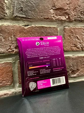 Струны для Акустической Гитары Elixir Bronze Nanoweb 12-56 (USA)